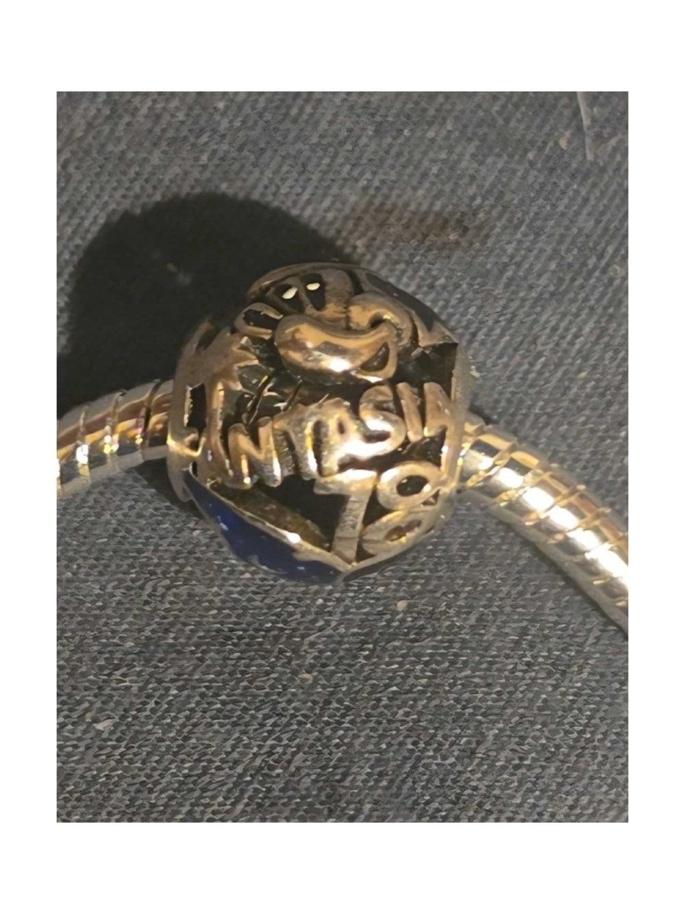 Fantasia Charm - Mickey Sorcerer Openwork Bead - Fantasia 78th Anniversary